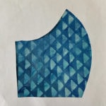 Blue Triangle Batik