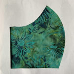 Teal Flower Batik