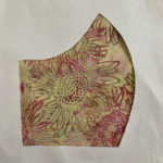 Yellow Pink Sunflower Batik